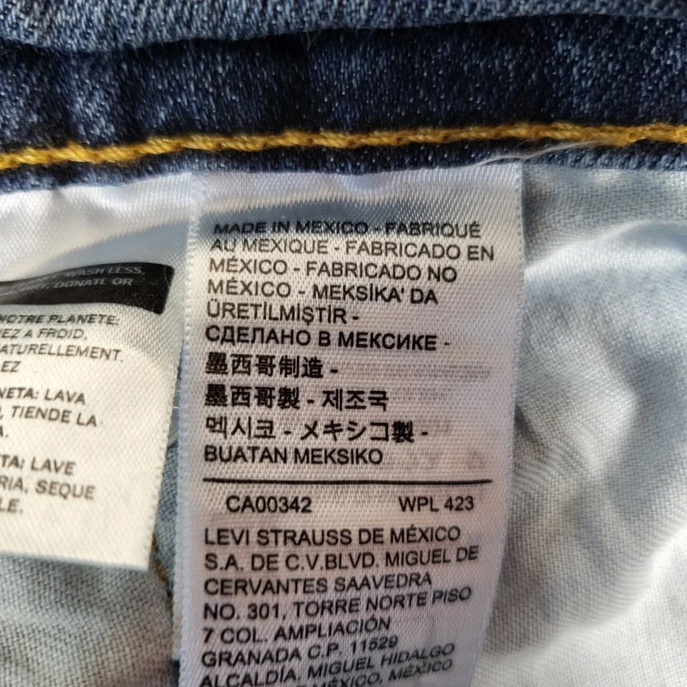 Levi's 559 Relaxed Straight Jeans Mens 36x30 Blue Excellent Medium Wash Denim